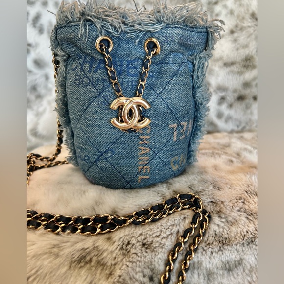 Chanel Mini Denim Mood Bucket Bag - Picture 3 of 11